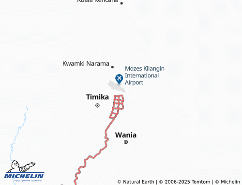 MICHELIN Kwamki Baru map - ViaMichelin