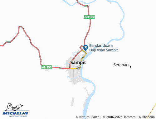 MICHELIN Baamang Tengah map - ViaMichelin