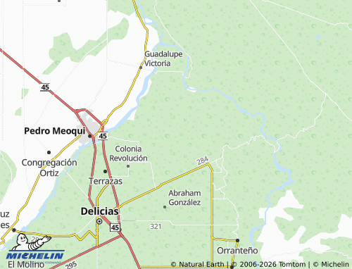 MICHELIN Cuauhtémoc map - ViaMichelin
