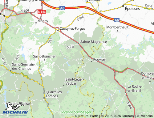 Mappa MICHELIN Bussières - ViaMichelin