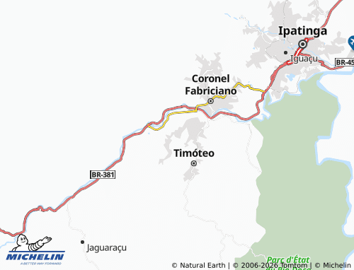 Mapa MICHELIN Alvorada - ViaMichelin