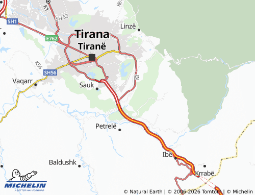 Mappa MICHELIN Lundër - ViaMichelin