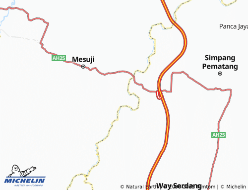 Carte MICHELIN Pematang Kasih - ViaMichelin