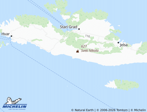 MICHELIN Sveta nedjelja map - ViaMichelin