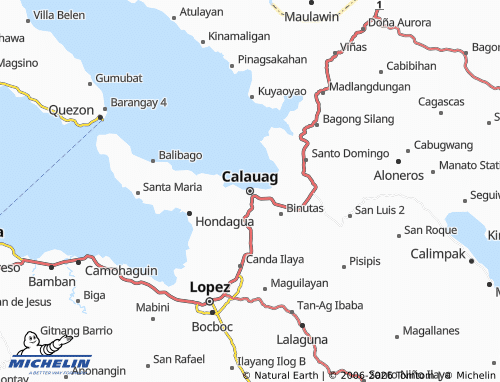 MICHELIN Calauag map - ViaMichelin