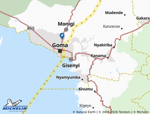 MICHELIN-Landkarte Mubuga - ViaMichelin