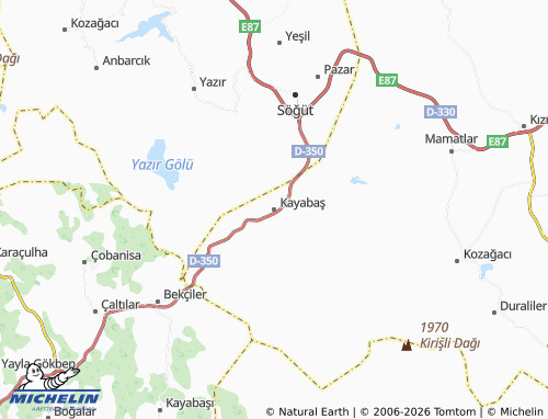 MICHELIN Kayabaş map - ViaMichelin