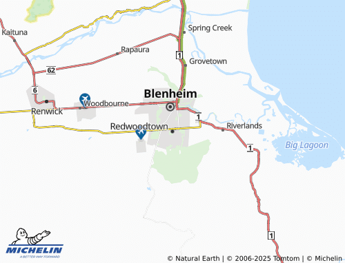 MICHELIN-Landkarte Redwoodtown - ViaMichelin