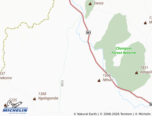 MICHELIN Makweya map - ViaMichelin