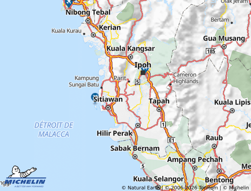 MICHELIN-Landkarte Perak Tengah - ViaMichelin