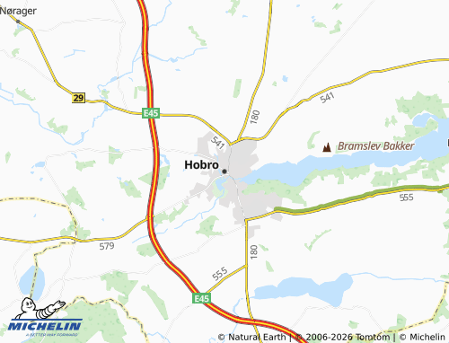 MICHELIN-Landkarte Hobro - ViaMichelin
