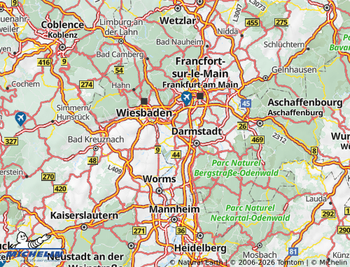 Kaart MICHELIN Groß-Gerau - ViaMichelin