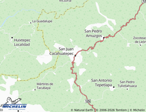 Mapa MICHELIN Emiliano Zapata - ViaMichelin