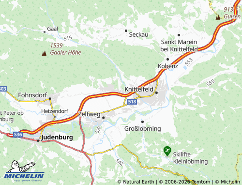 Mapa MICHELIN Spielberg - ViaMichelin