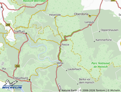 MICHELIN Nazza map - ViaMichelin
