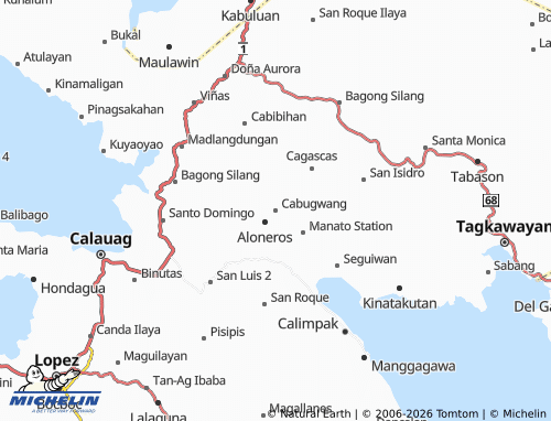 Mappa MICHELIN Cabugwang - ViaMichelin