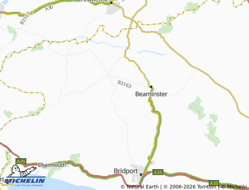Carte MICHELIN Stoke Abbott - ViaMichelin
