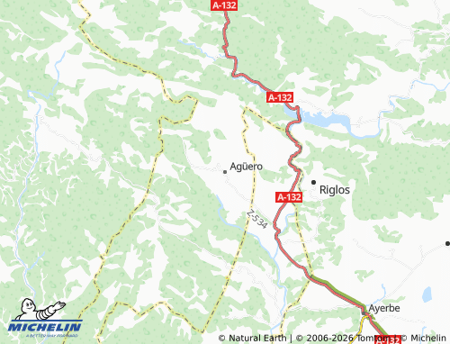 MICHELIN Agüero map - ViaMichelin