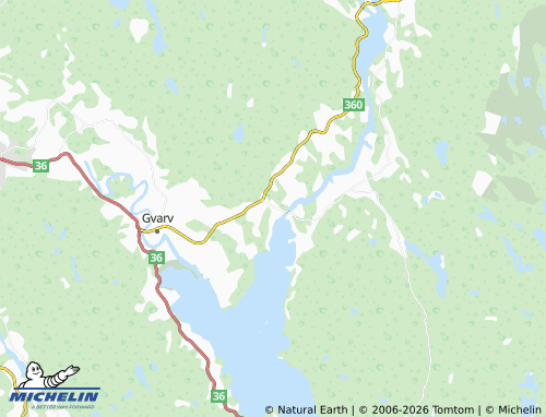 MICHELIN Akkerhaugen map - ViaMichelin