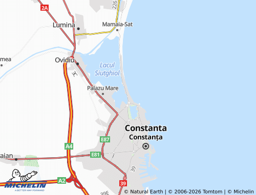 Mappa MICHELIN Mamaia - ViaMichelin
