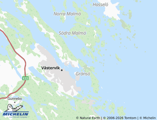 Carte MICHELIN Gränsö Kanal - ViaMichelin