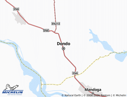 Mapa MICHELIN Dondo - ViaMichelin