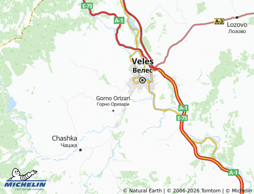 MICHELIN Prevalec map - ViaMichelin