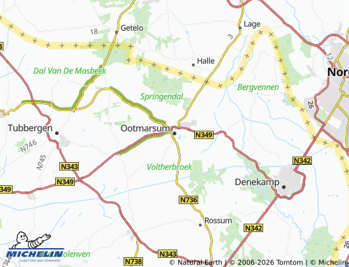 Carte MICHELIN Ootmarsum - ViaMichelin