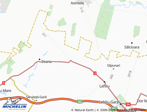 Mappa MICHELIN Satu Nou - ViaMichelin