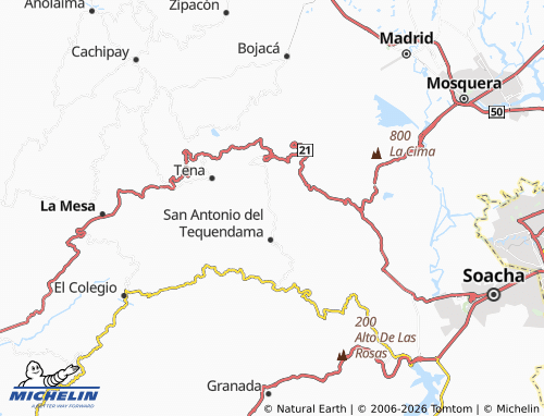 Carte MICHELIN San Isidro - ViaMichelin