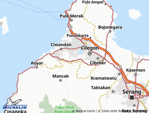 Kaart MICHELIN Lebakdenok - ViaMichelin