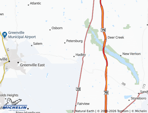 Mappa MICHELIN Hadley - ViaMichelin