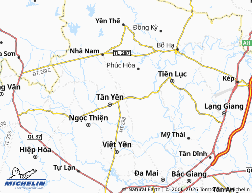 Mapa MICHELIN Tân Yên - ViaMichelin