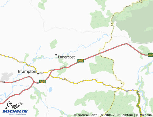 MICHELIN Low Row map - ViaMichelin