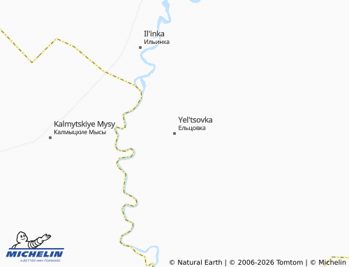 MICHELIN-Landkarte Yel'tsovka - ViaMichelin