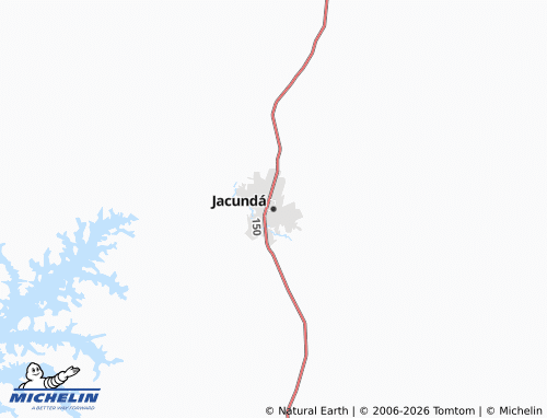 MICHELIN-Landkarte Jacundá - ViaMichelin