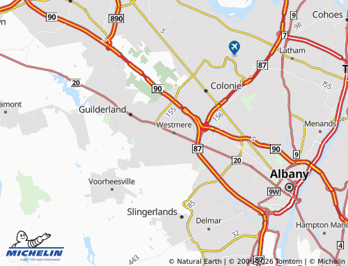 Mapa MICHELIN Westmere - ViaMichelin