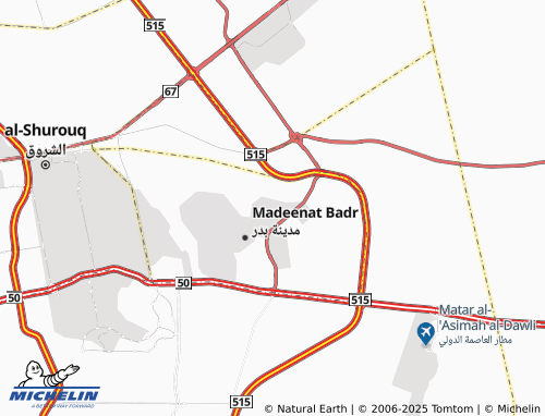 MICHELIN El Manteqa El Senaia & Manteqet El Emtedad map - ViaMichelin
