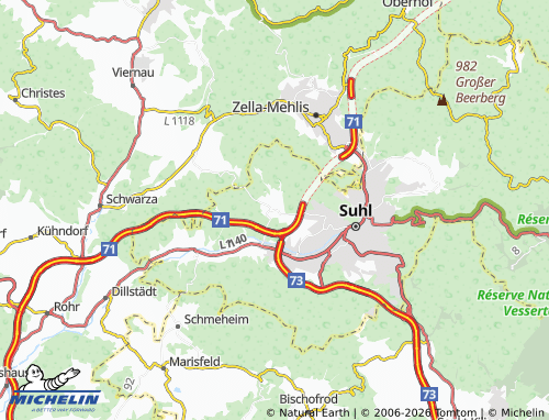MICHELIN Albrechts map - ViaMichelin