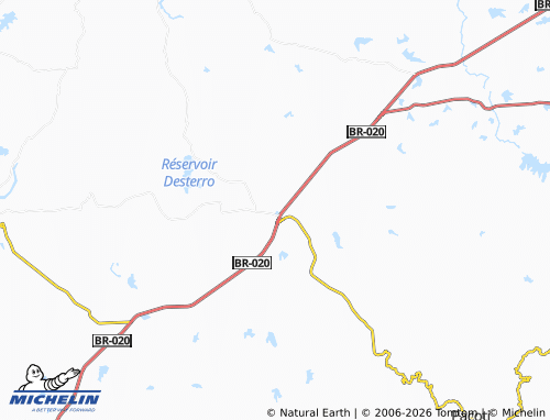 MICHELIN Açudinho map - ViaMichelin