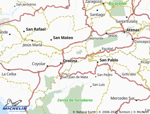 MICHELIN Hacienda Vieja map - ViaMichelin