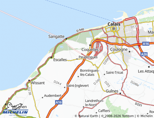 MICHELIN Peuplingues map - ViaMichelin