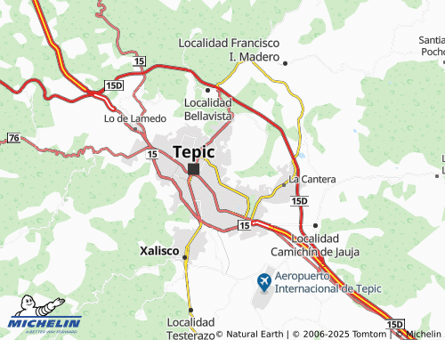 MICHELIN Colonia La Esperanza map - ViaMichelin