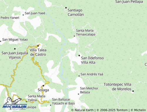 MICHELIN San Cristóbal Lachirioag map - ViaMichelin