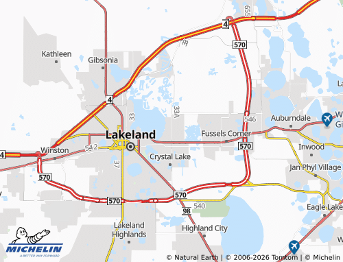 Mappa MICHELIN Combee Settlement - ViaMichelin