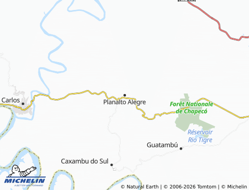 Mapa MICHELIN Planalto Alegre - ViaMichelin