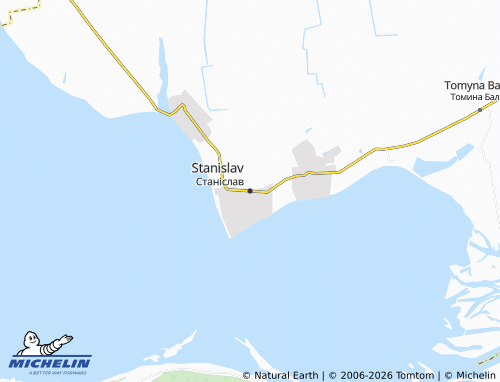MICHELIN Stanislav map - ViaMichelin