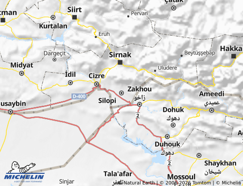 MICHELIN Silopi map - ViaMichelin