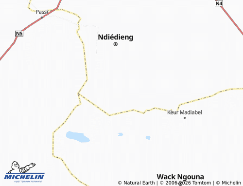 Mapa MICHELIN Tiako Djigane - ViaMichelin