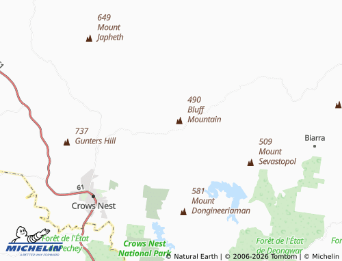 Mapa MICHELIN The Bluff - ViaMichelin